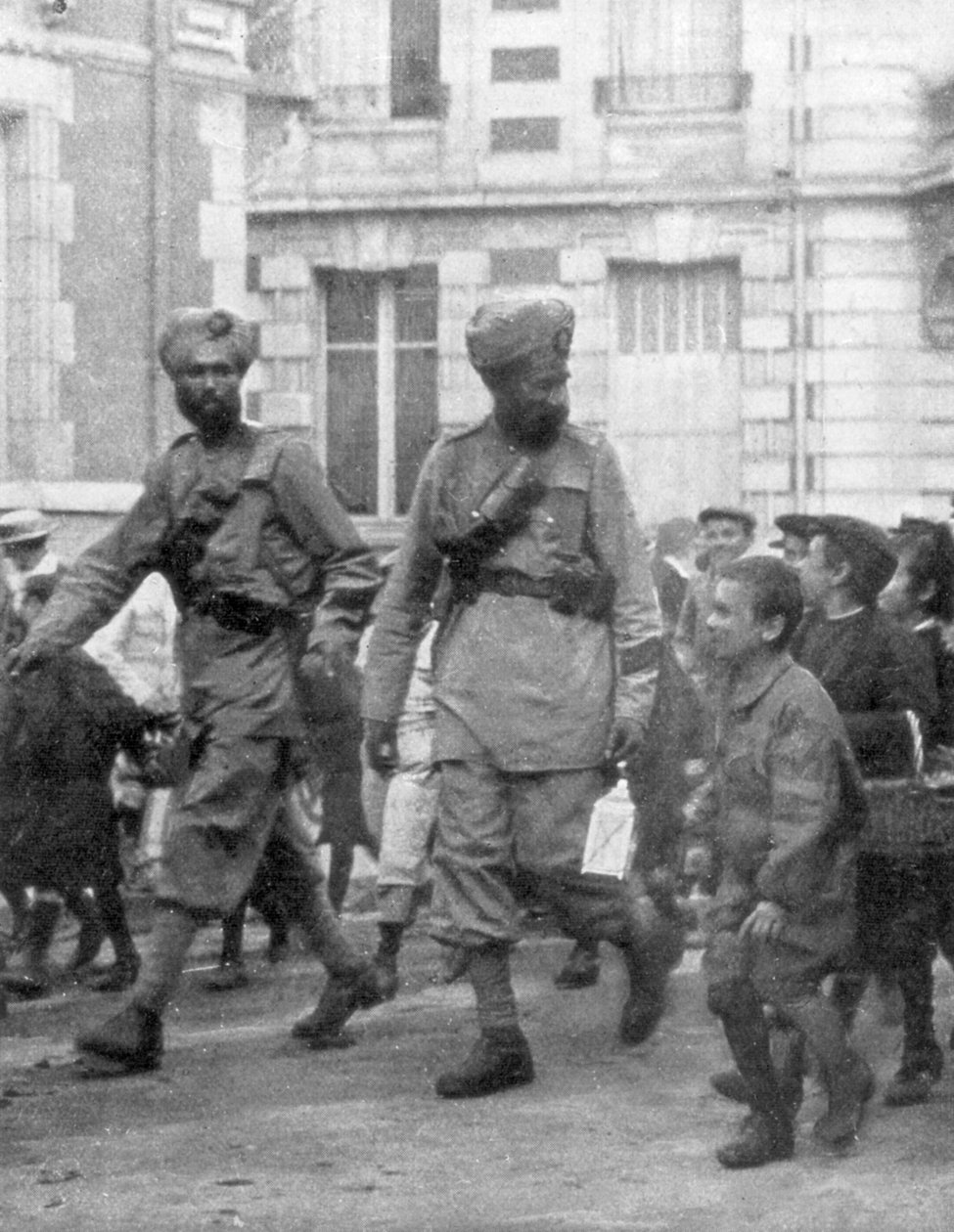 ब्रिटिश भारतीय सेना, फ्रांस के सैनिक, c1915 द्वारा अज्ञात