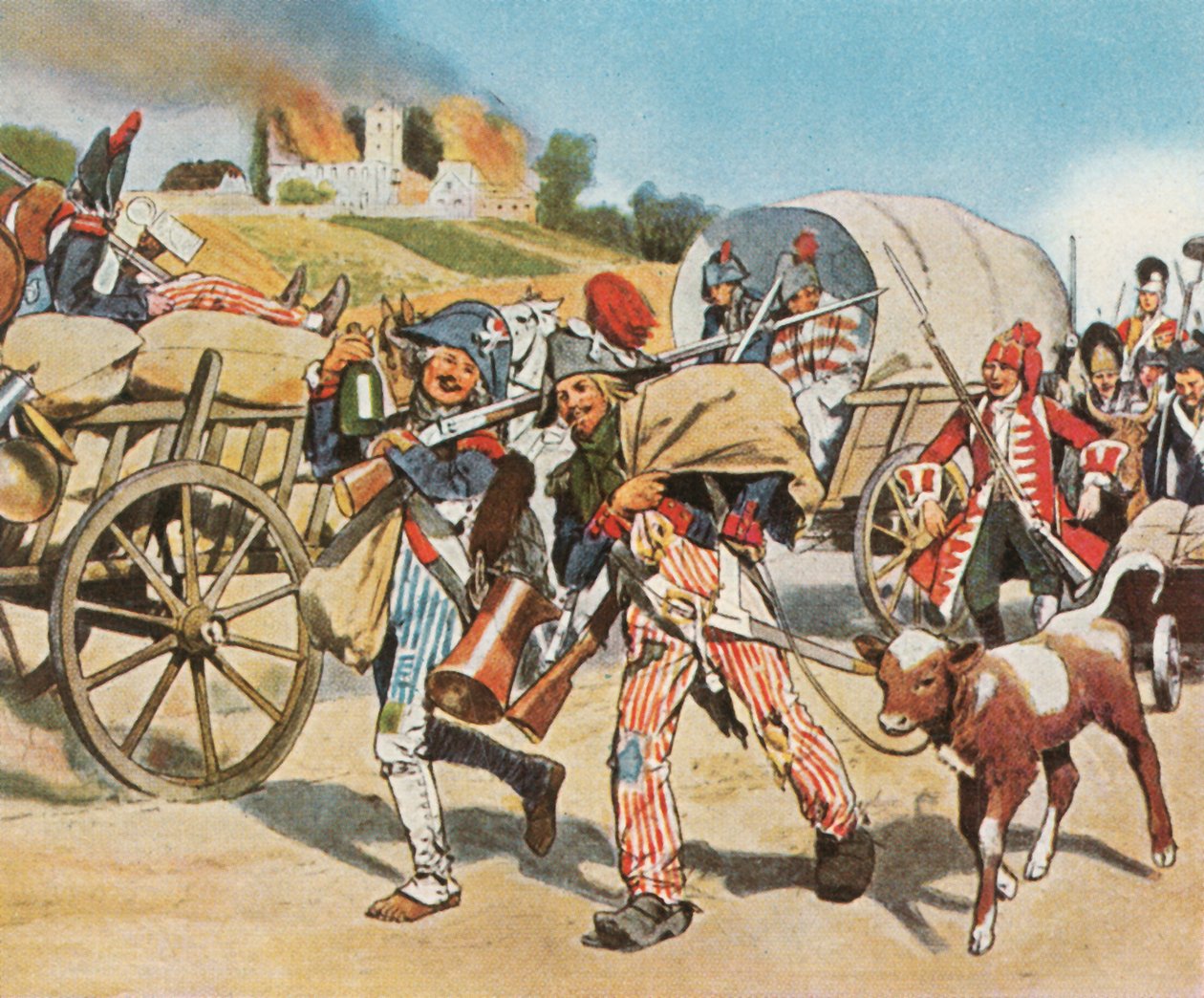 Pfalz, 1793, 1936 में फ्रांसीसी क्रांति के सैनिक। द्वारा अज्ञात