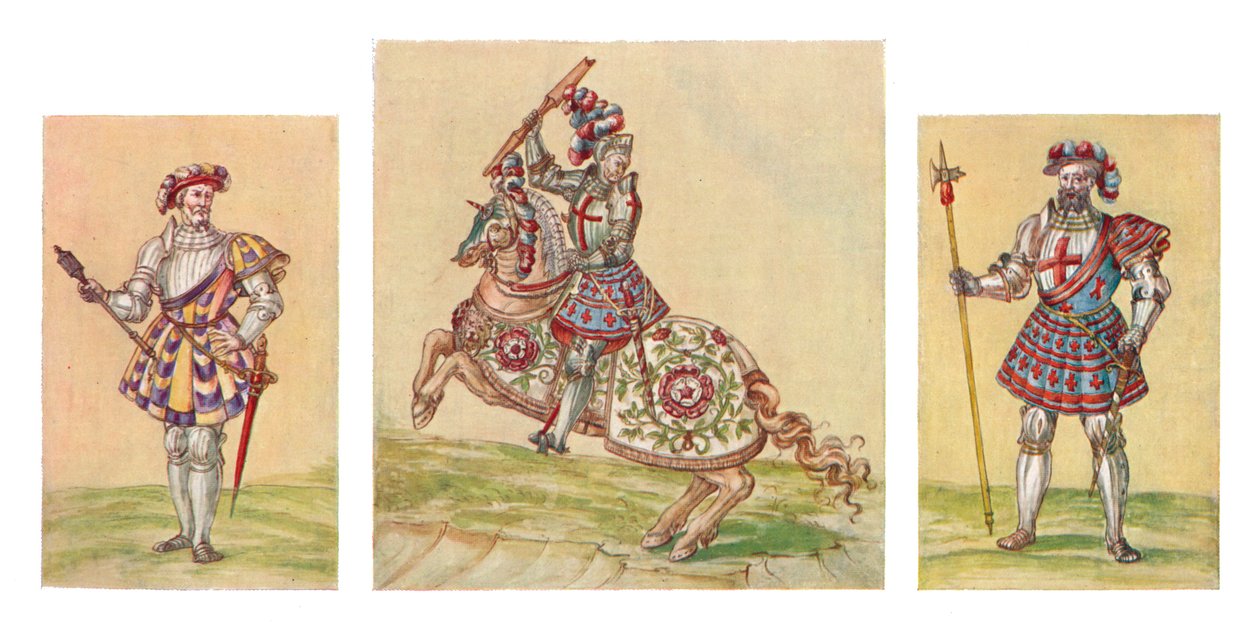 ट्यूडर अवधि के सैनिक, c16 वीं शताब्दी, 1903 द्वारा अज्ञात