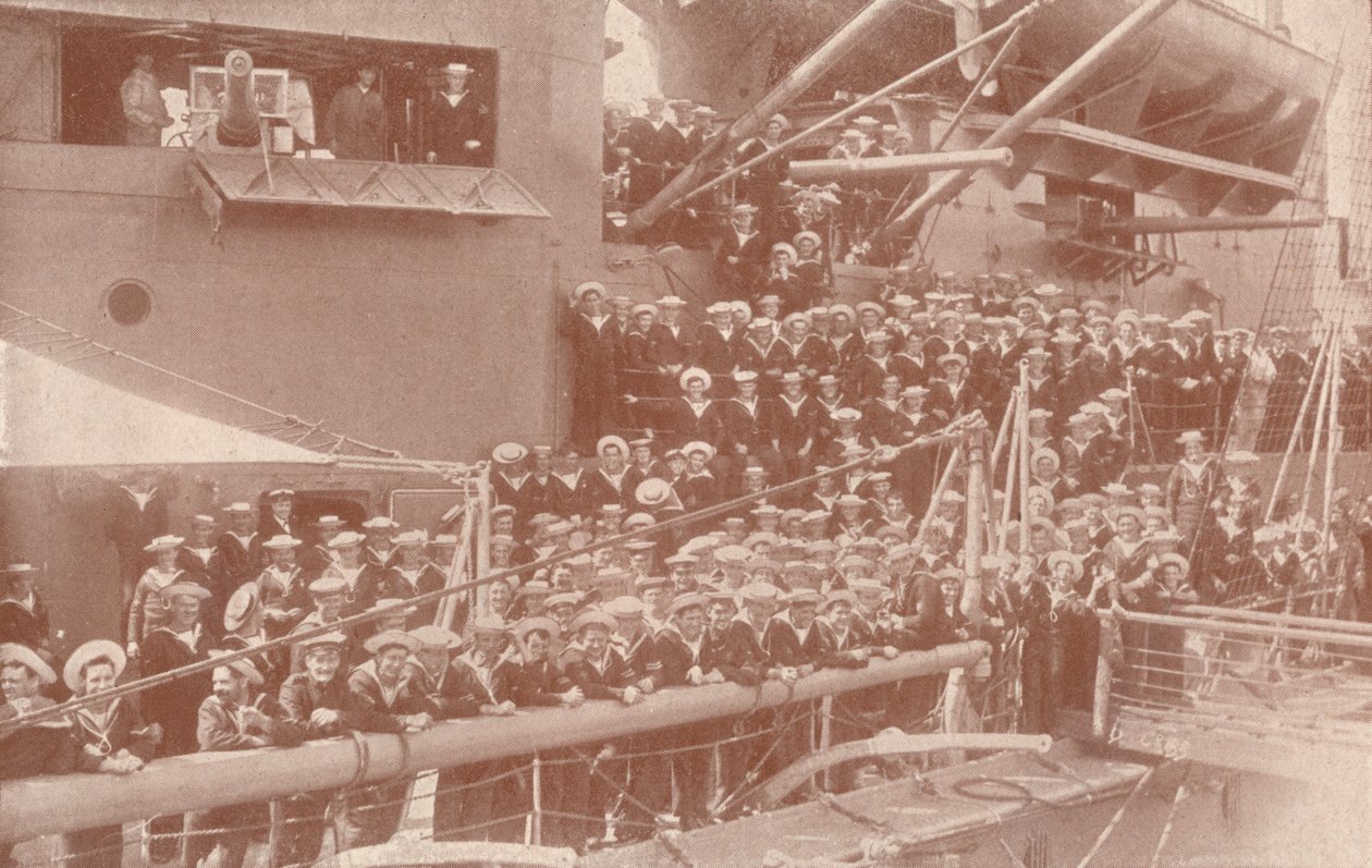 HMAS ऑस्ट्रेलिया के कुछ जहाज कंपनी, c1917 1919 द्वारा अज्ञात
