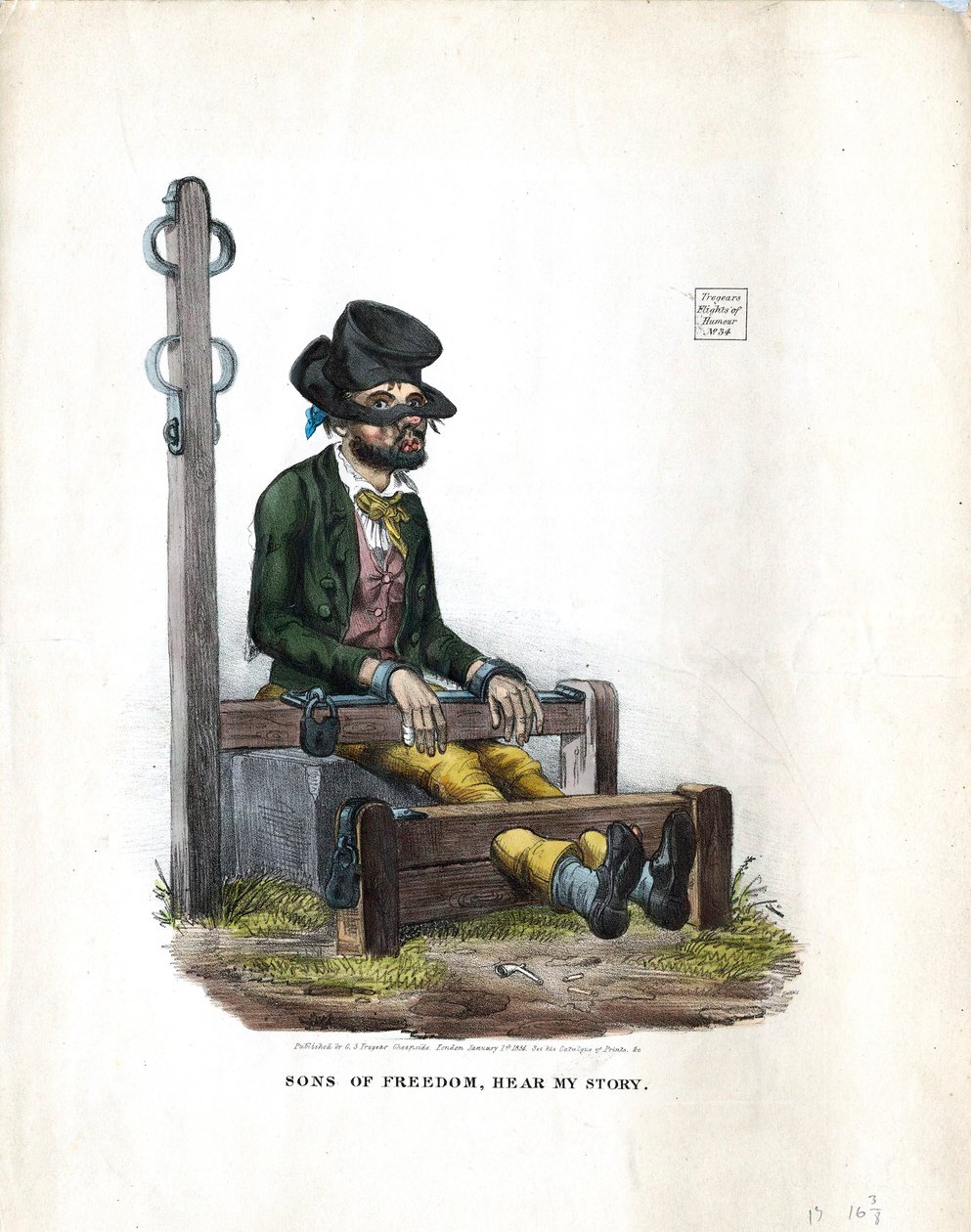 संस ऑफ़ फ्रीडम, हियरिंग माई स्टोरी, 1834 द्वारा अज्ञात