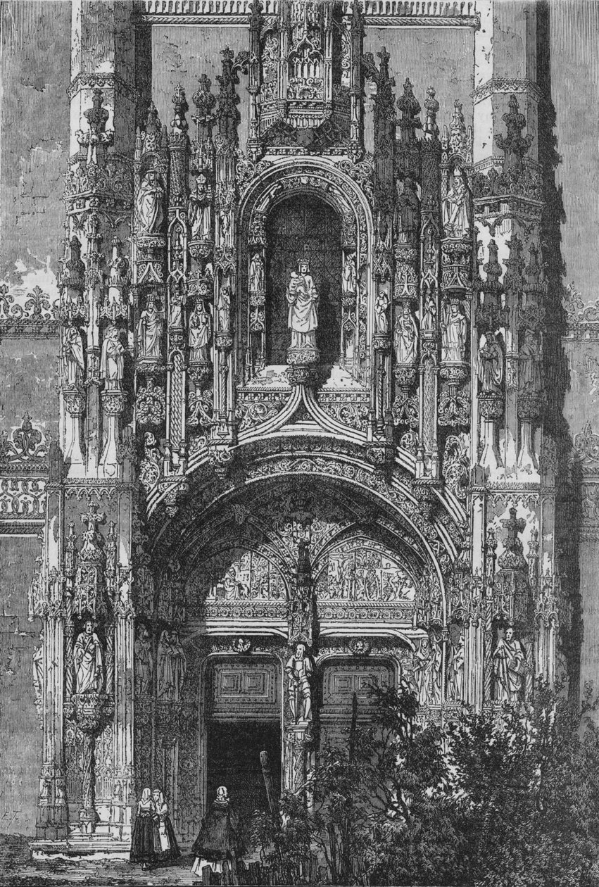 बेलेम में सांता मारिया के दक्षिण मोर्चे, c1890 द्वारा अज्ञात