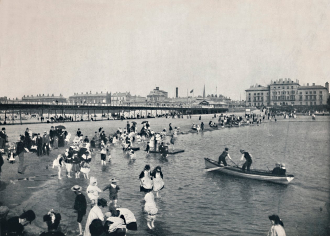 साउथपोर्ट - द पियर एंड द साउथ लेक, 1895 द्वारा अज्ञात