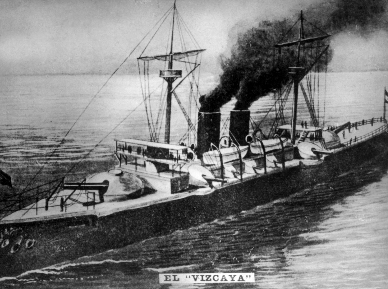 स्पेनिश बैटलशिप द विस्कया, 1898, 1920 द्वारा अज्ञात