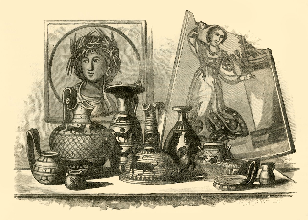 कार्टाजिनियन आर्ट के नमूने, 1890। द्वारा अज्ञात
