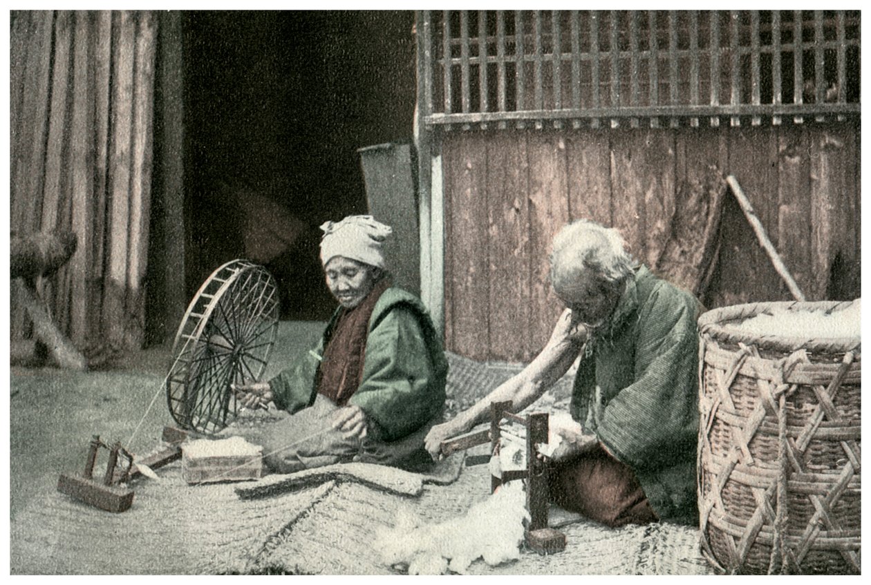 कताई कपास, जापान, 1904 द्वारा अज्ञात