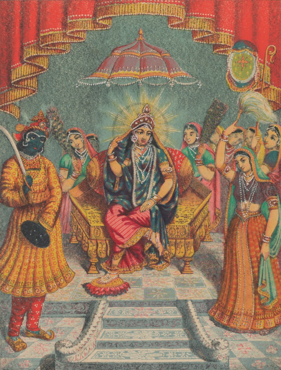 श्री श्री राय राजा, सीए. 1885-95. द्वारा अज्ञात