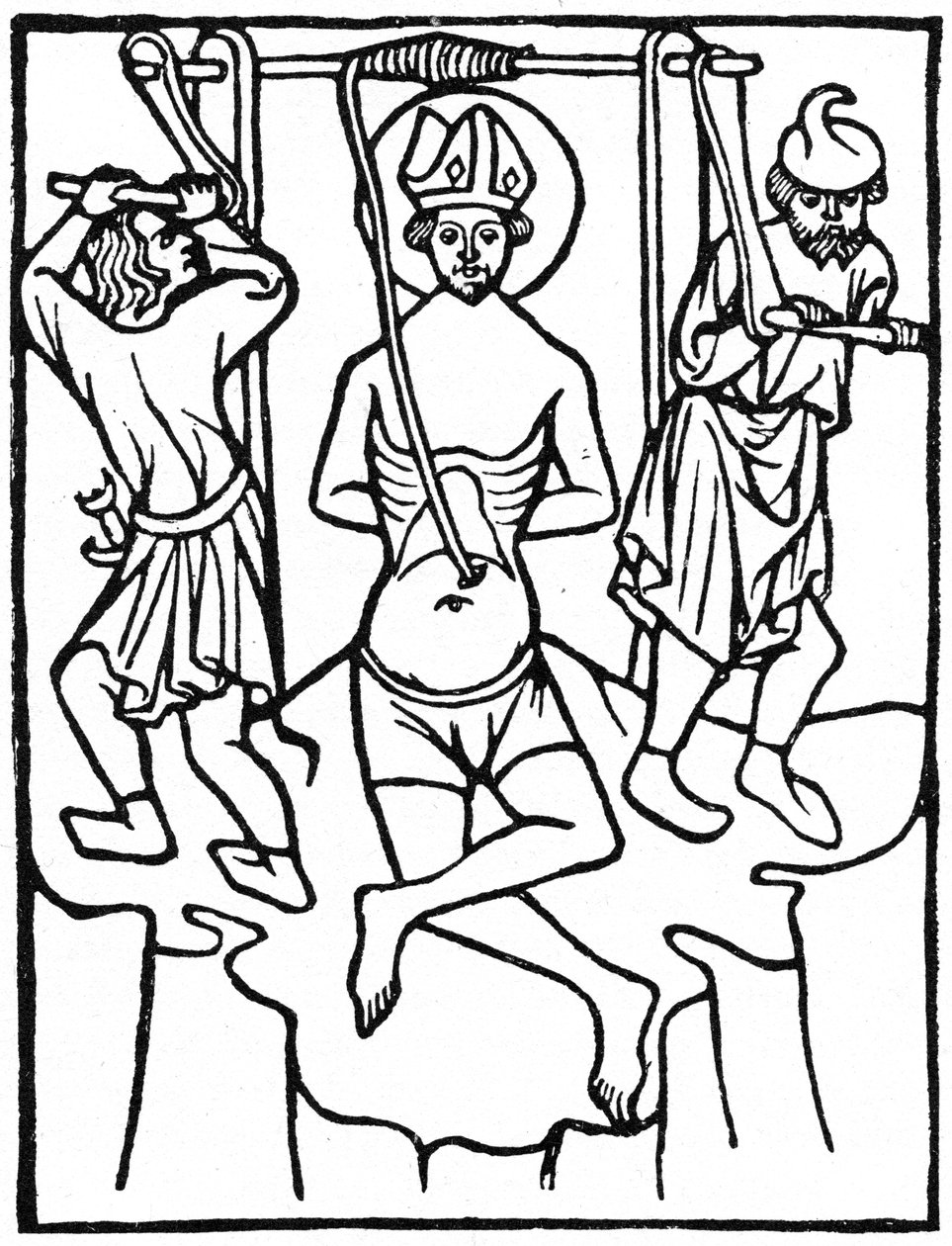 सेंट इरास्मस, c1400 1964। द्वारा अज्ञात