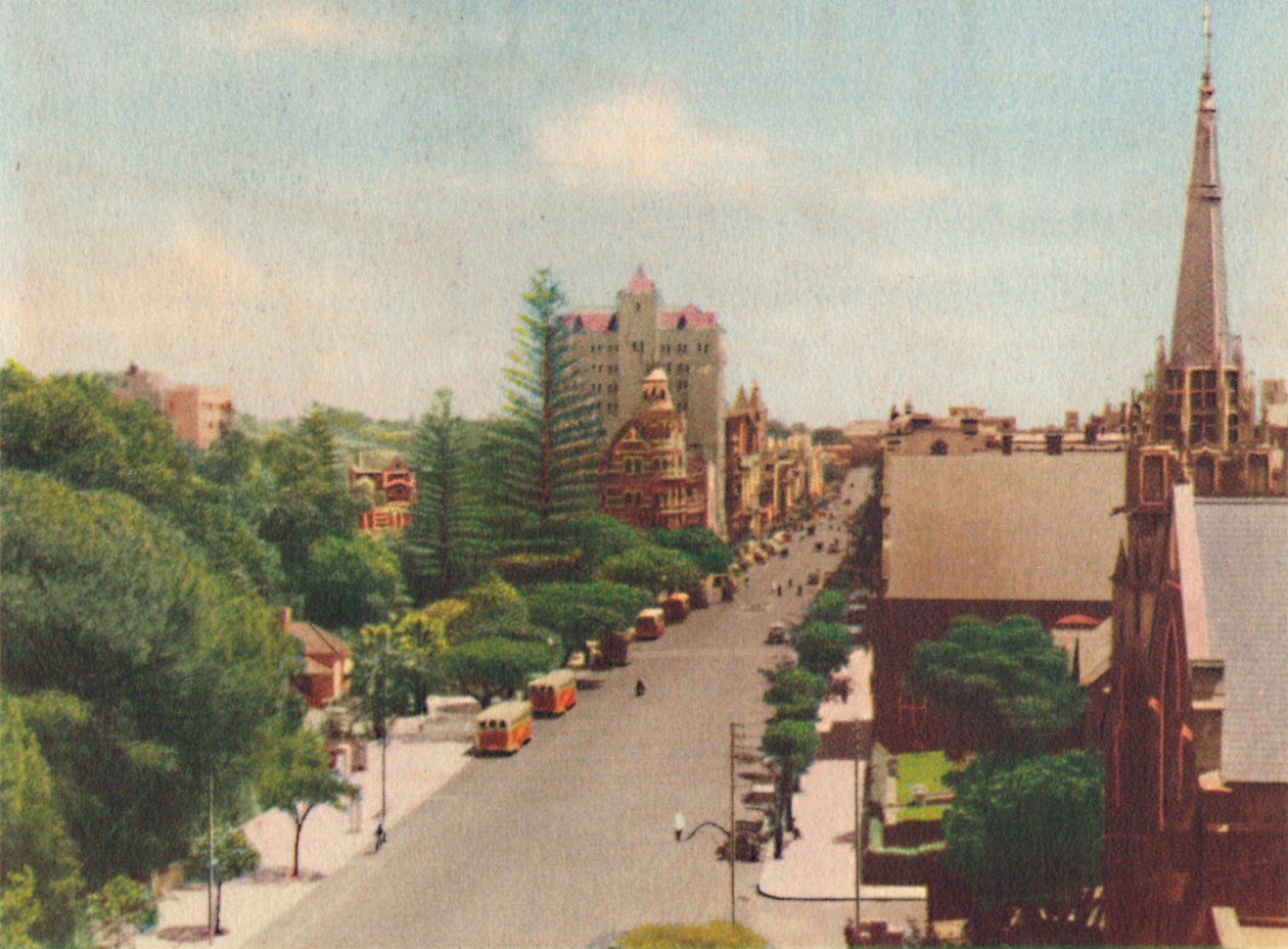 सेंट जॉर्जेस टेरेस, लुकिंग वेस्ट, c1947। द्वारा अज्ञात