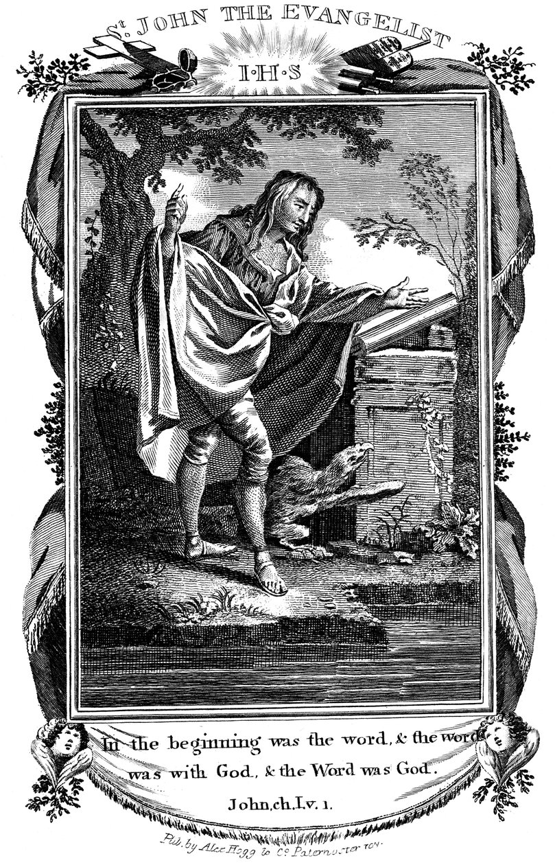 सेंट जॉन द इंजीलनिस्ट, c1808 द्वारा अज्ञात