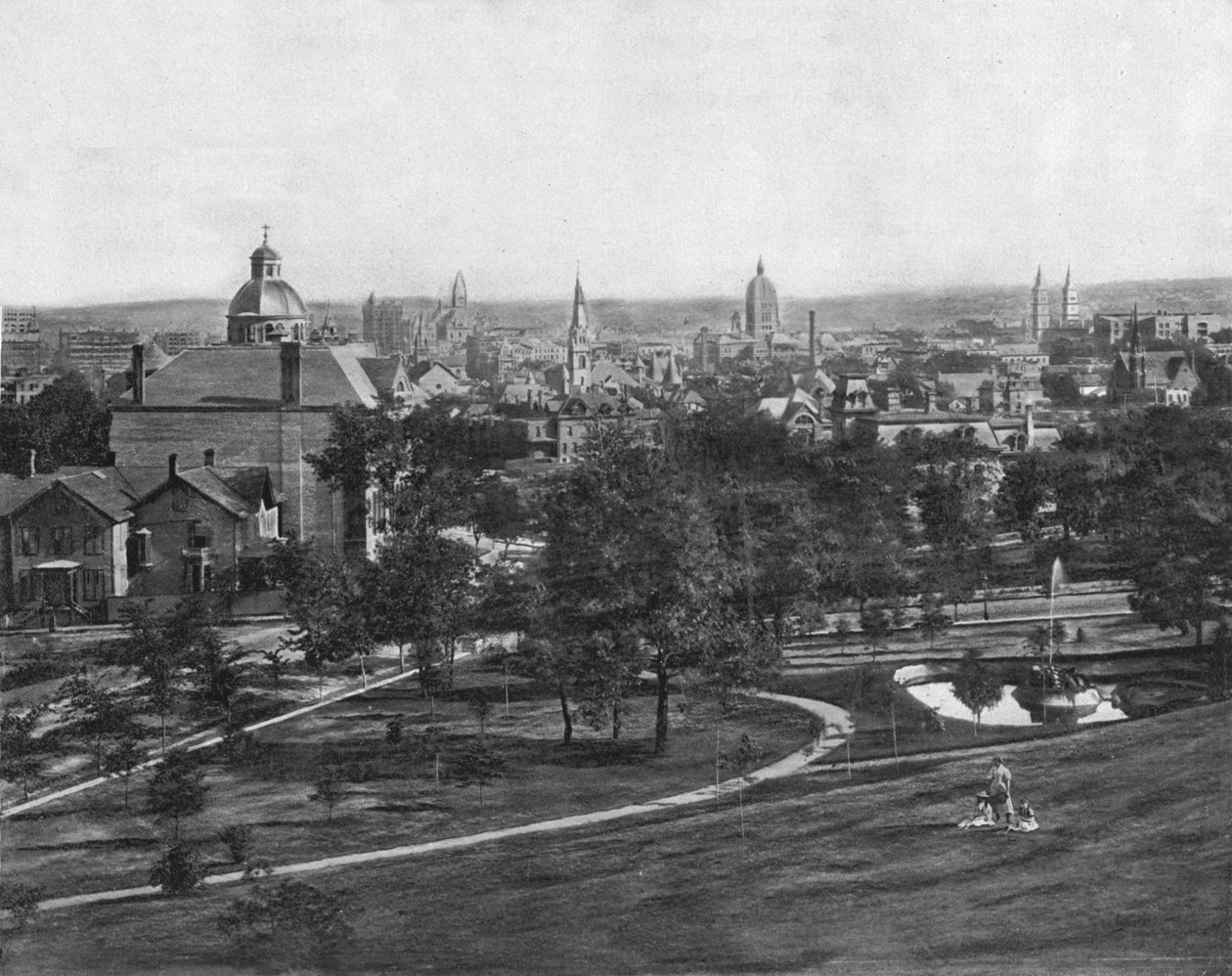 सेंट पॉल मेरिम्स हिल, मिनेसोटा, संयुक्त राज्य अमेरिका से, c1900। द्वारा अज्ञात
