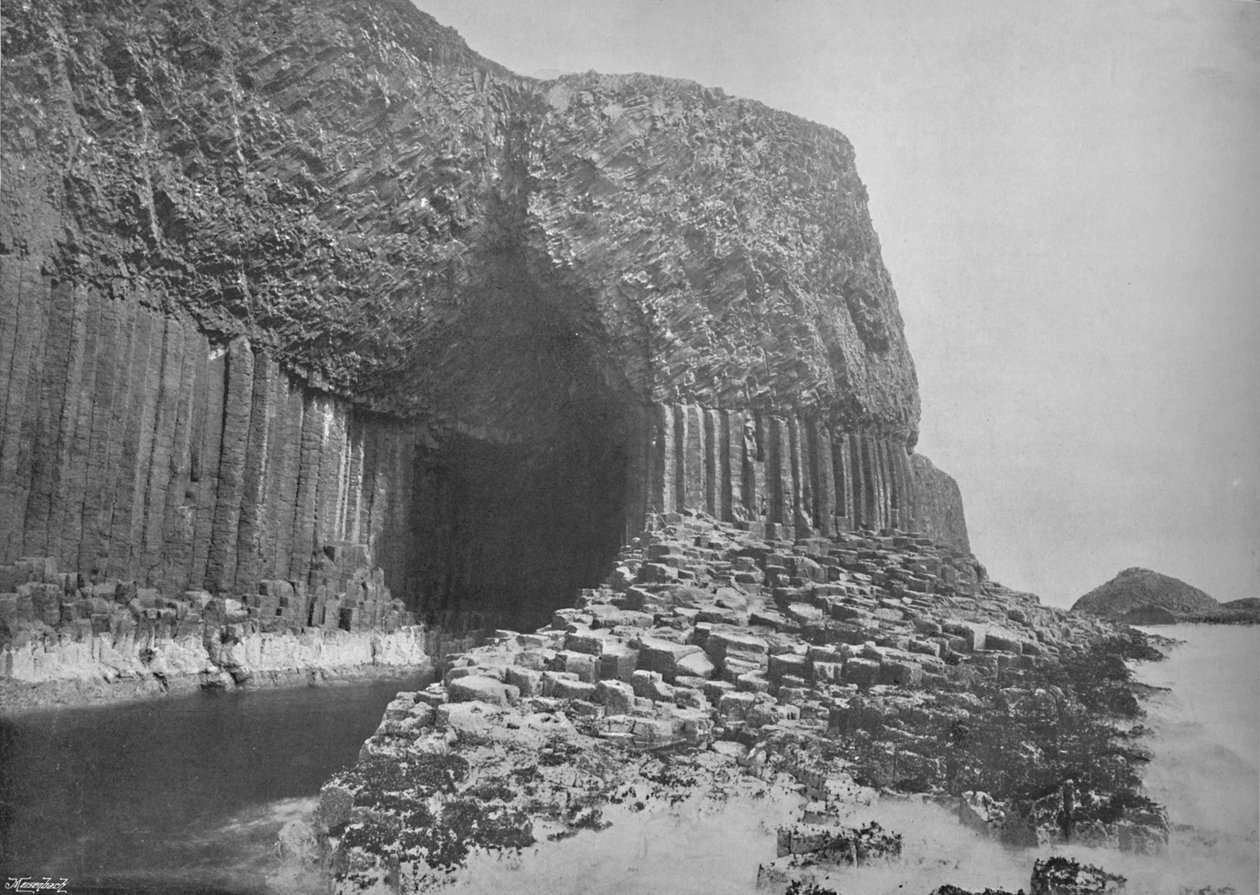 स्टाफ़ - फिंगल्स गुफा, 1895 द्वारा अज्ञात