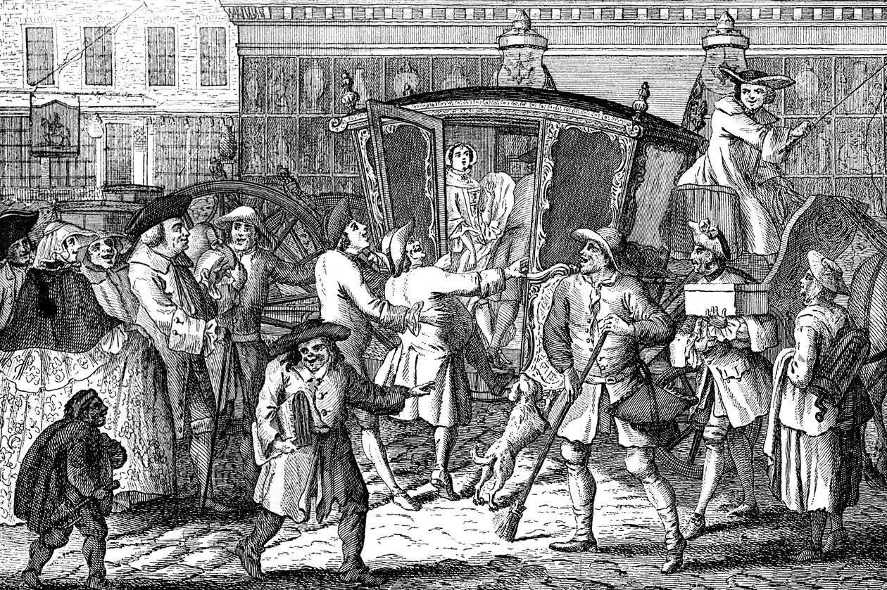 स्टैंडमैन, या द हेट लेडी वेल फिटेड, 1750 द्वारा अज्ञात