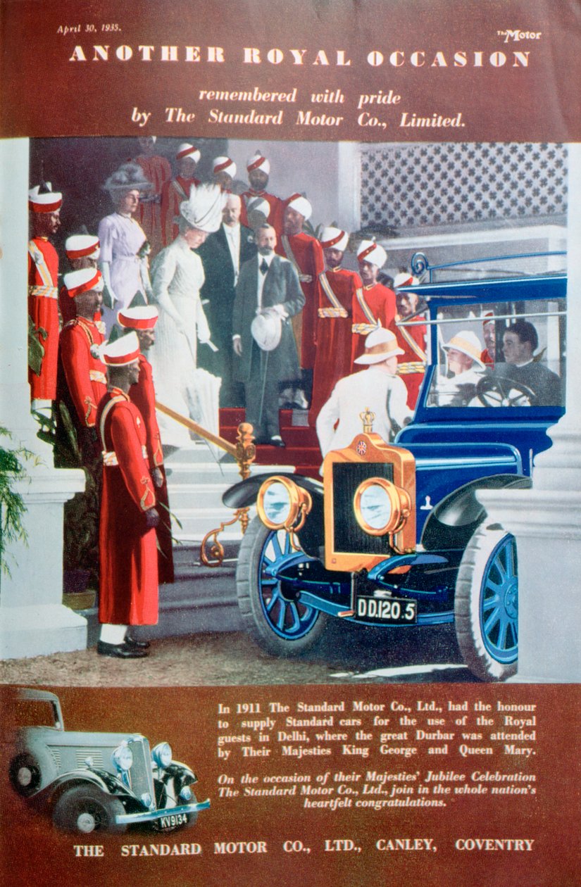 स्टैंडर्ड कार विज्ञापन, 1935 द्वारा अज्ञात