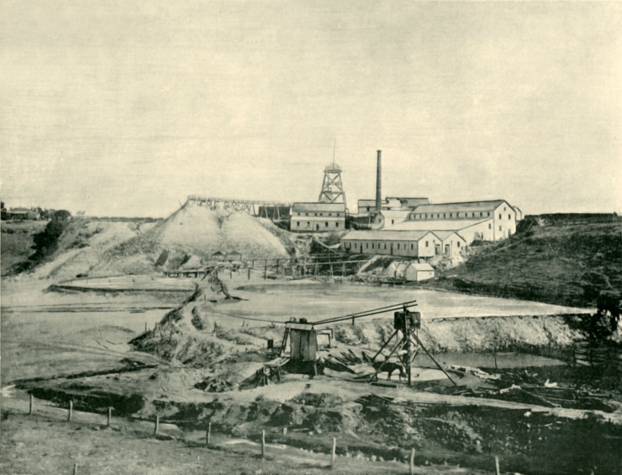 स्टार ऑफ़ द ईस्ट गोल्ड माइन, बैलरैट, 1901। द्वारा अज्ञात