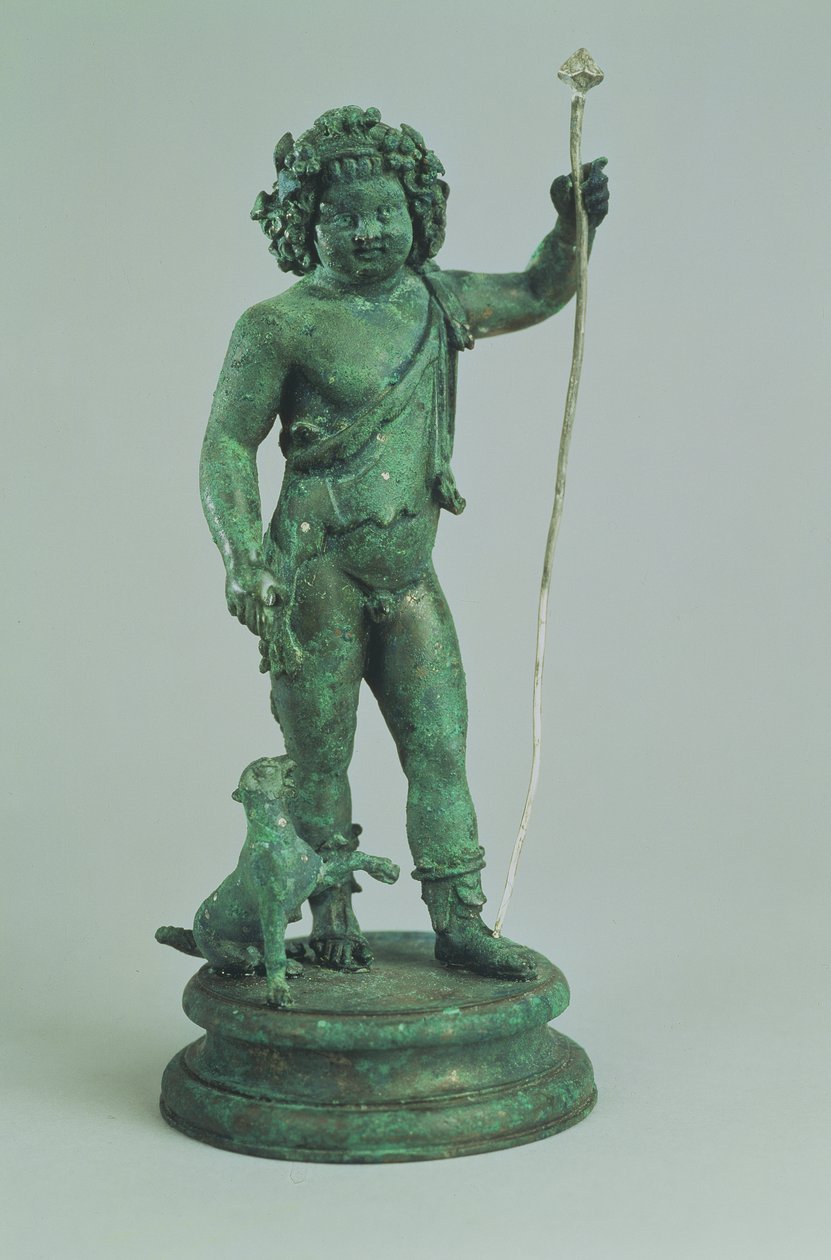 Bacchus, Pompei . की प्रतिमा द्वारा अज्ञात
