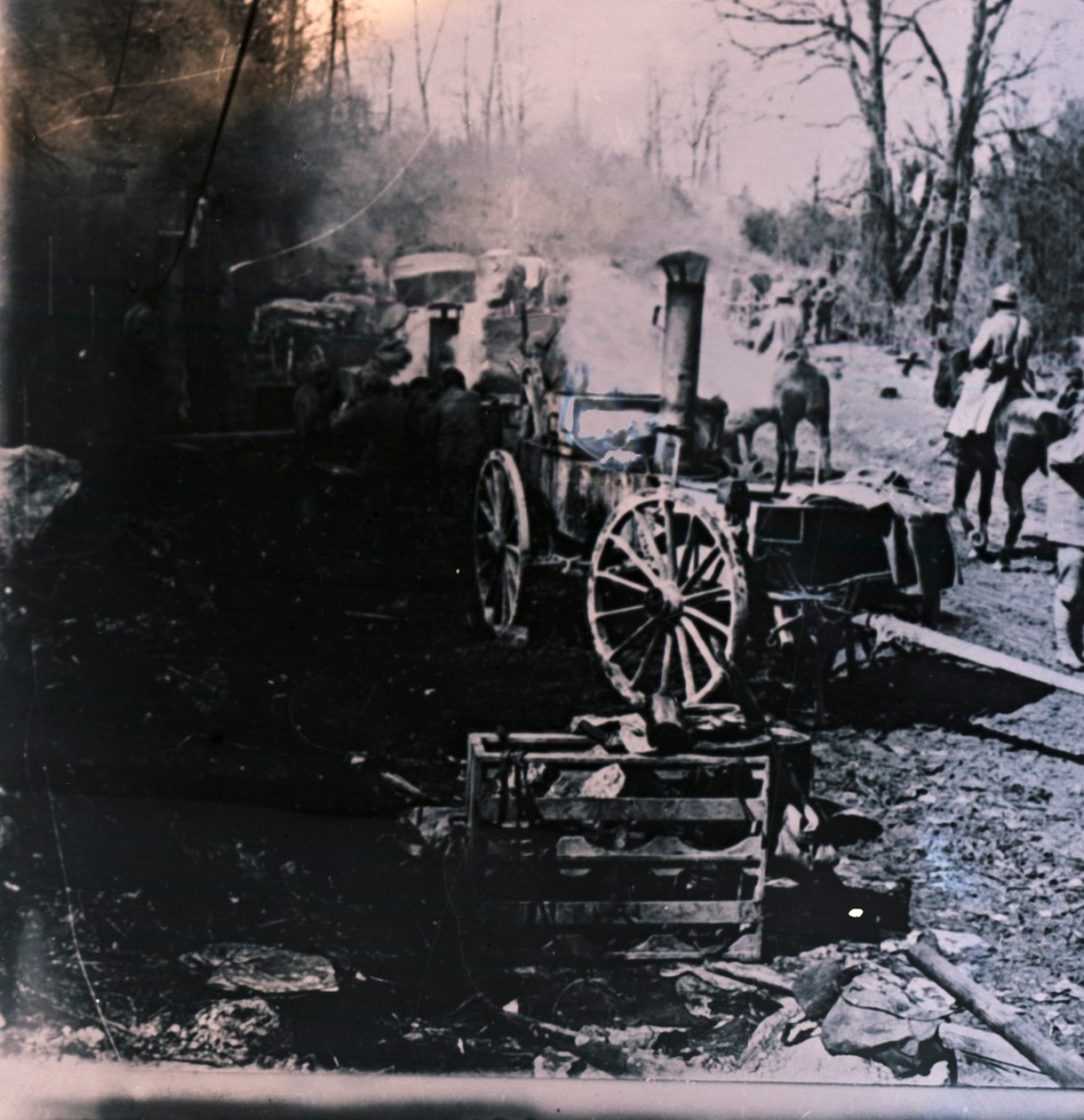 स्टीम लोकोमोटिव, c1914-c1918 द्वारा अज्ञात