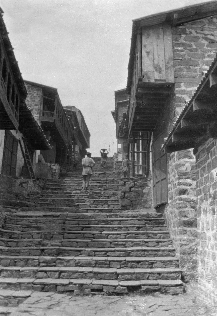 कैलाणा बाजार की ओर जाने वाले कदम, भारत, 1917 द्वारा अज्ञात