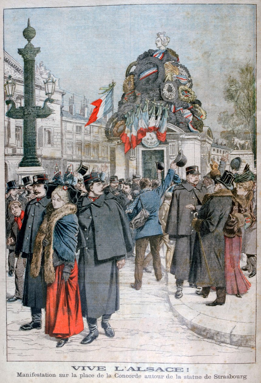 स्ट्रासबर्ग प्रतिमा, प्लेस डे ला कॉनकॉर्ड, पेरिस, 1904 द्वारा अज्ञात