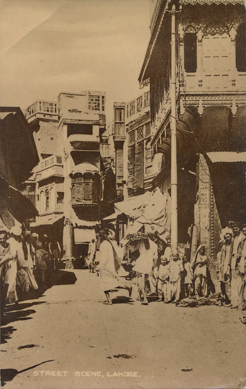 स्ट्रीट सीन, लाहौर, द्वारा अज्ञात