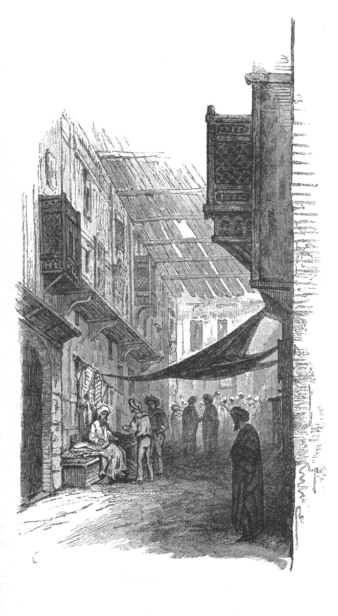 स्वेज में स्ट्रीट, c1882 द्वारा अज्ञात