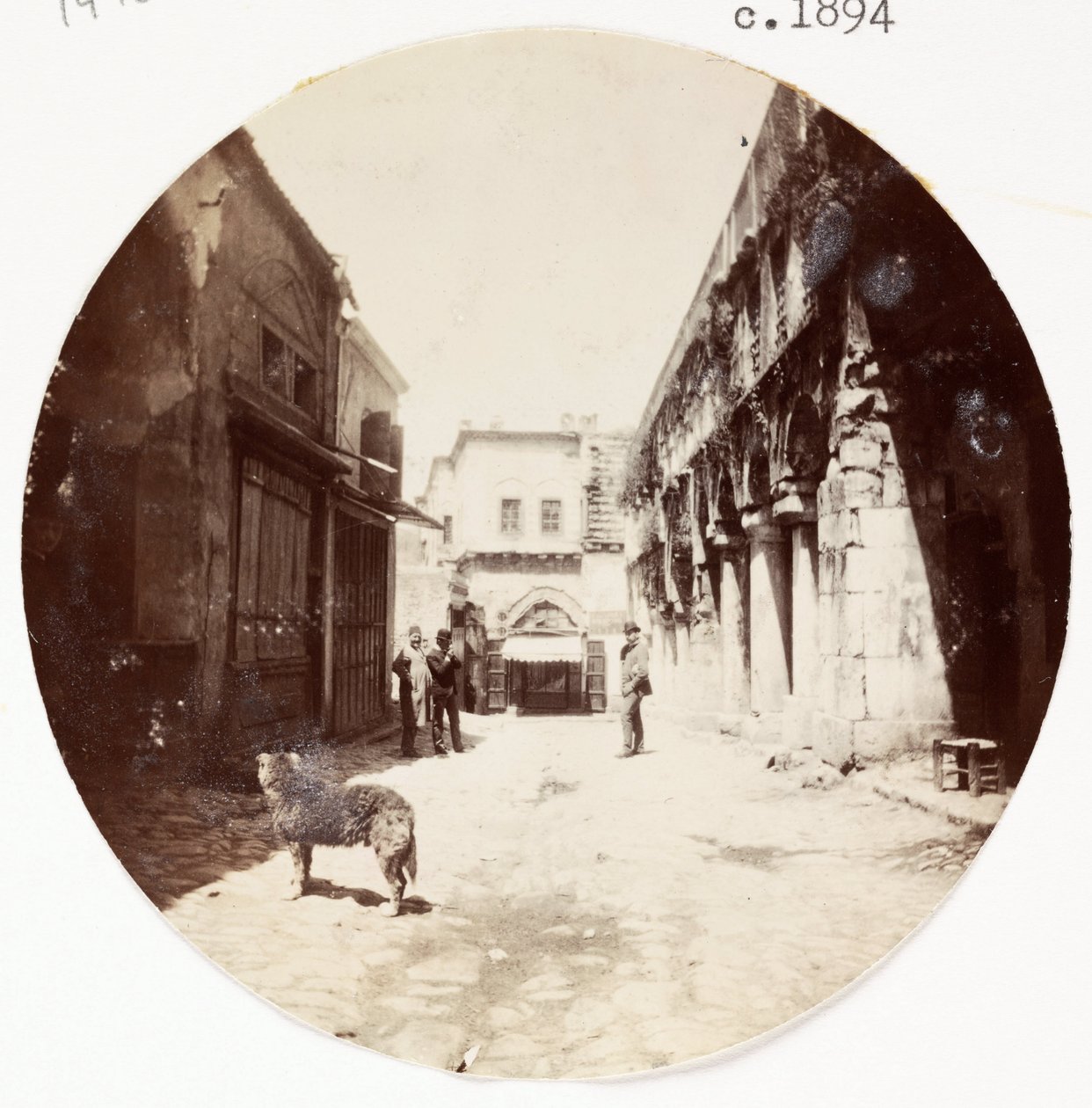 "स्ट्रीट सीन", वर्स 1894 द्वारा अज्ञात