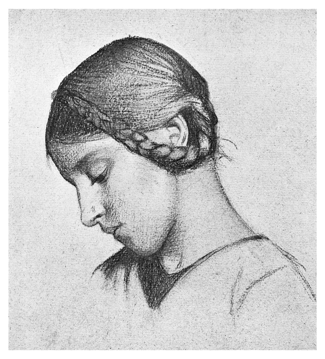 हंगरी के सेंट एलिजाबेथ के लिए अध्ययन, c1895 1901 द्वारा अज्ञात