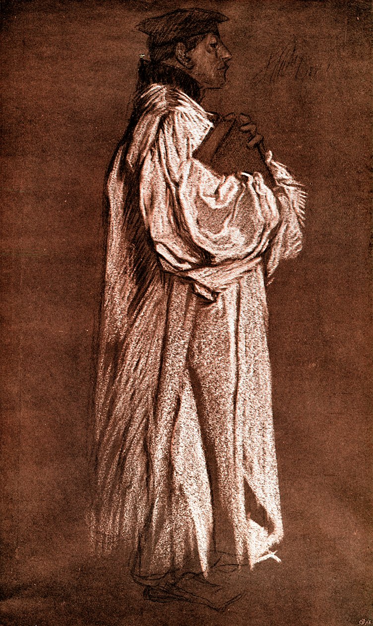 एक आस्तीन का अध्ययन, 1899, द्वारा अज्ञात