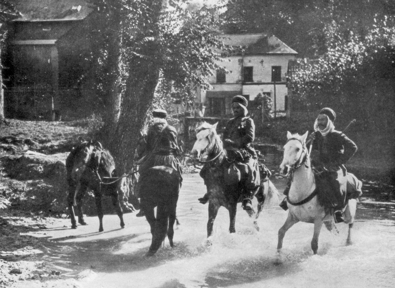 सूडानी घुड़सवार सेना, फ्रांस, 1915 द्वारा अज्ञात