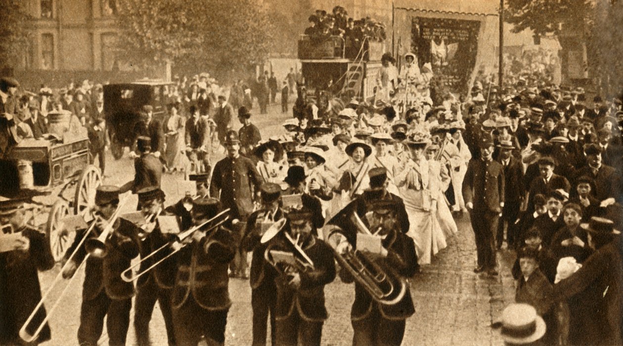 सफ़्रागेट शहीद जेल से रिहा, 1908, 1933। द्वारा अज्ञात