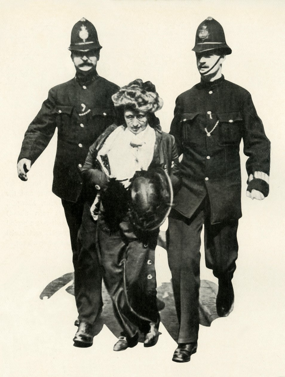 सफ़्रागेट को गिरफ्तार किया जा रहा है, c1910, 1947। द्वारा अज्ञात
