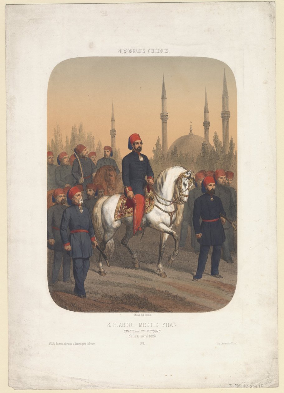 सुल्तान अब्दुलमसीद I 1823-1861, 1845 द्वारा अज्ञात