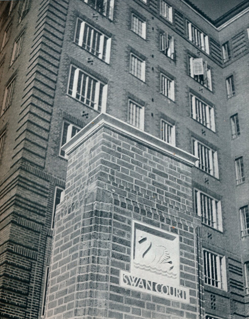 स्वान कोर्ट, चेल्सी, 1932 द्वारा अज्ञात