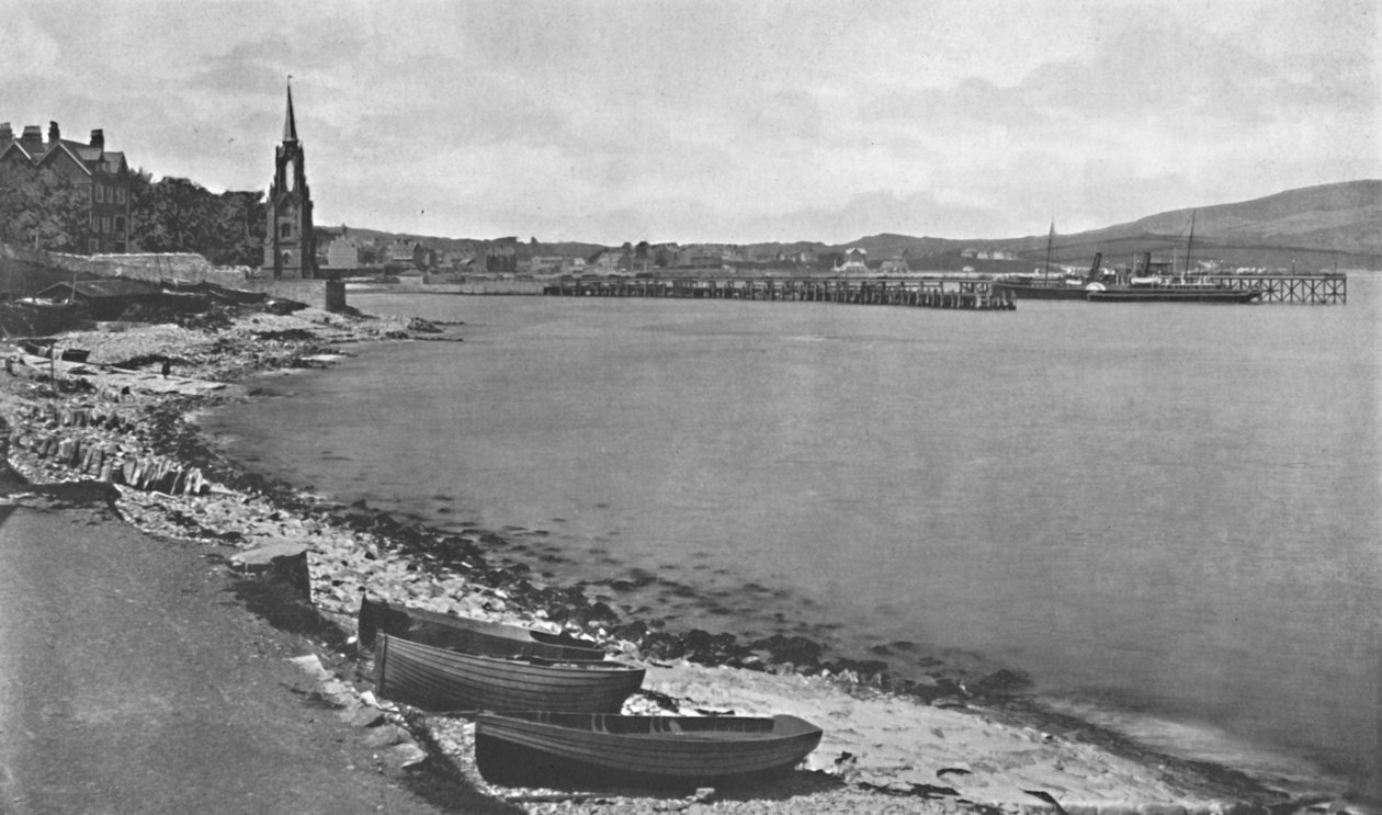 स्वानेज बे और पियर, c1910 द्वारा अज्ञात
