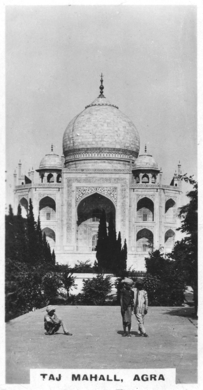 ताजमहल, आगरा, उत्तर प्रदेश, भारत, c1925। द्वारा अज्ञात