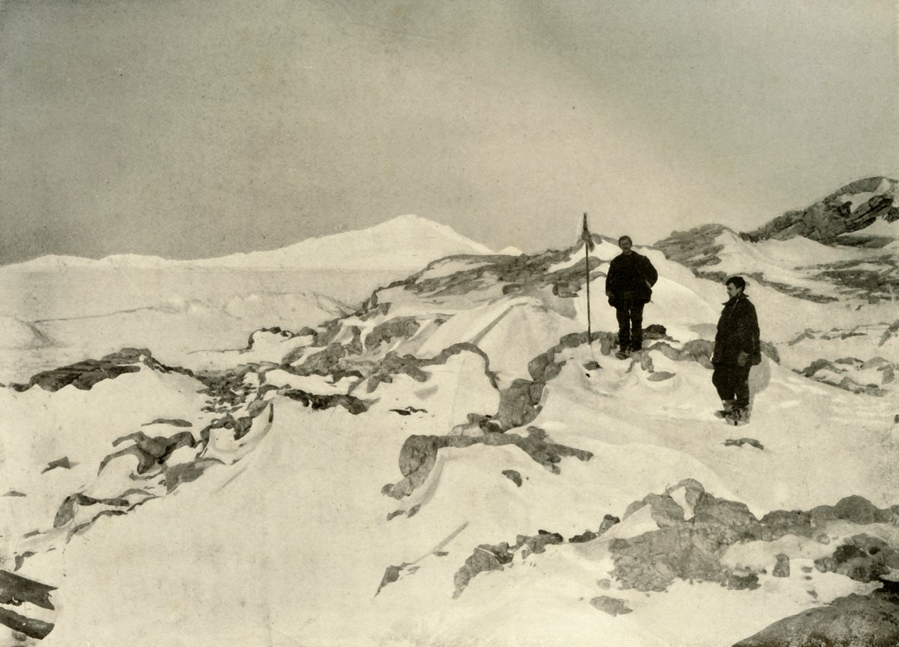केप बर्नैची का अधिग्रहण, विक्टोरिया लैंड, c1908, 1909। द्वारा अज्ञात