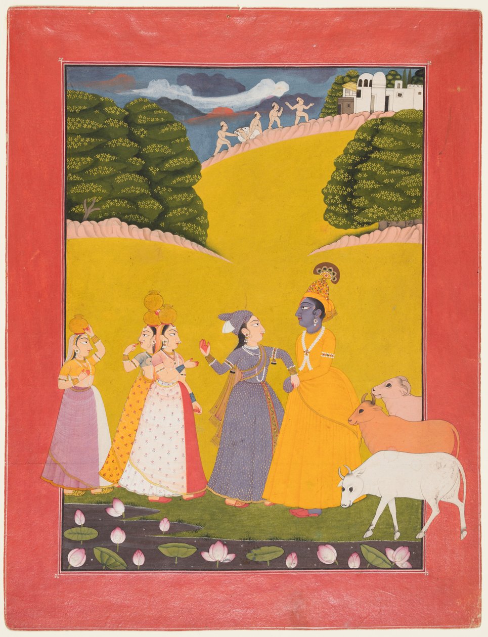 टोल के लेना, दाना-लीला, सी। 1760। द्वारा अज्ञात