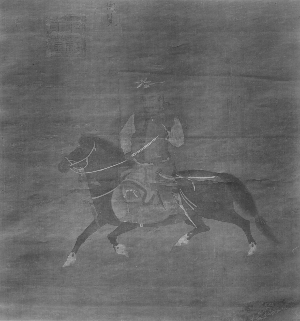 टंगुट घुड़सवार. द्वारा अज्ञात