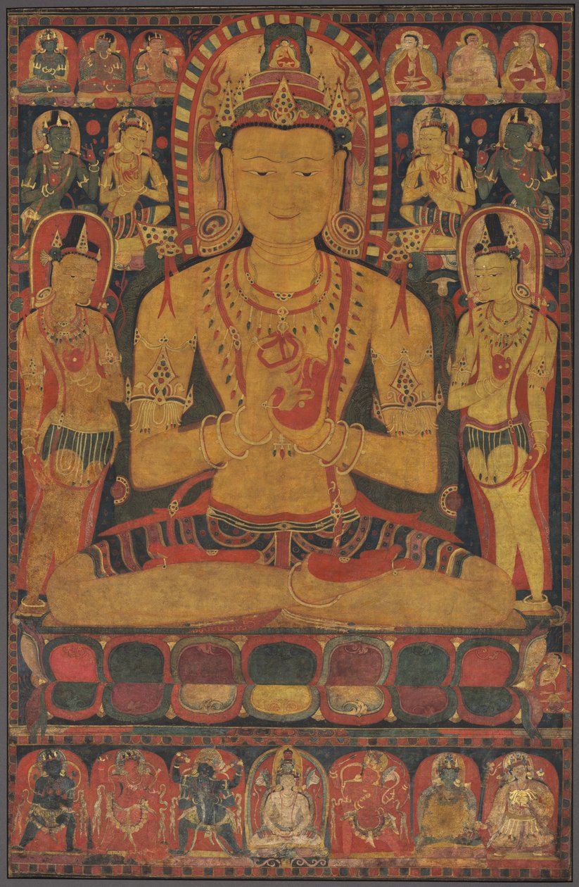 तांत्रिक बुद्ध वैरोचन, सी। 1150-1200। द्वारा अज्ञात