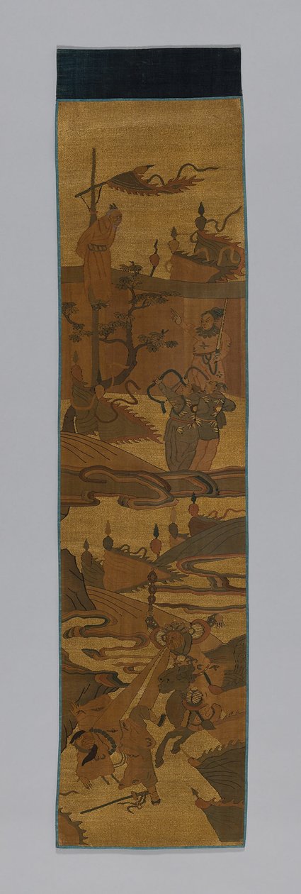 टेपेस्ट्री, चीन, किंग राजवंश 1644-1912, 19वीं शताब्दी। द्वारा अज्ञात
