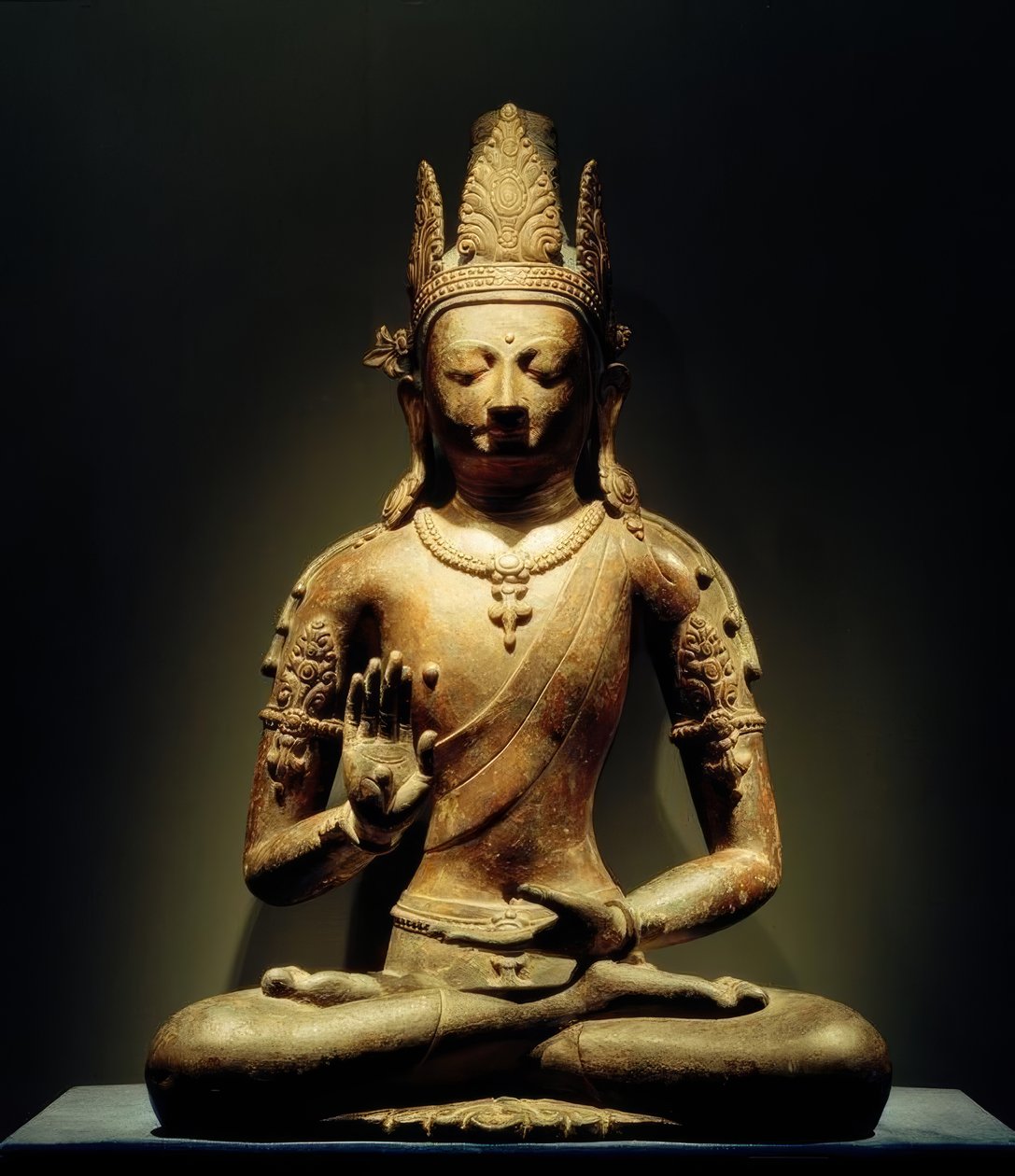 तथागत अमोघसिद्धि - मूर्तिकला, ११ वीं शताब्दी द्वारा अज्ञात