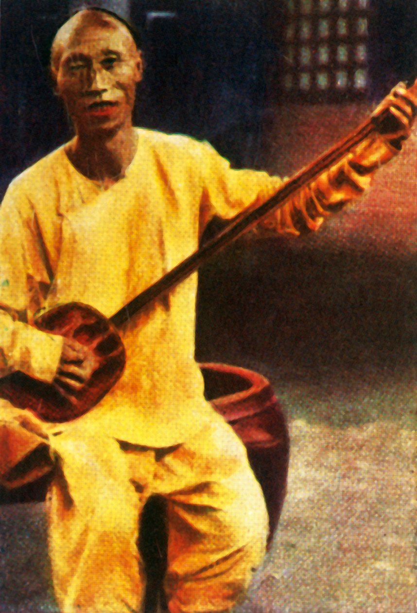 टीहाउस संगीतकार, चीन, c1928। द्वारा अज्ञात