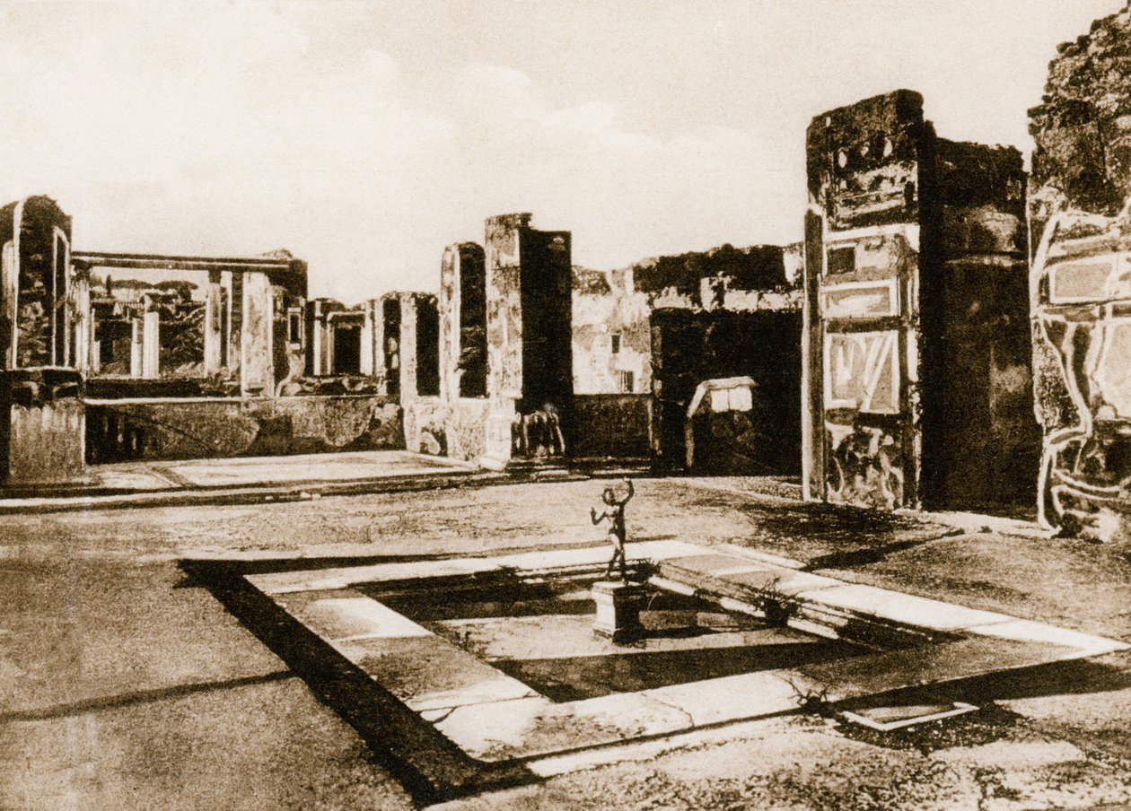 अपोलो का मंदिर, पोम्पेई, इटली, c1900s द्वारा अज्ञात