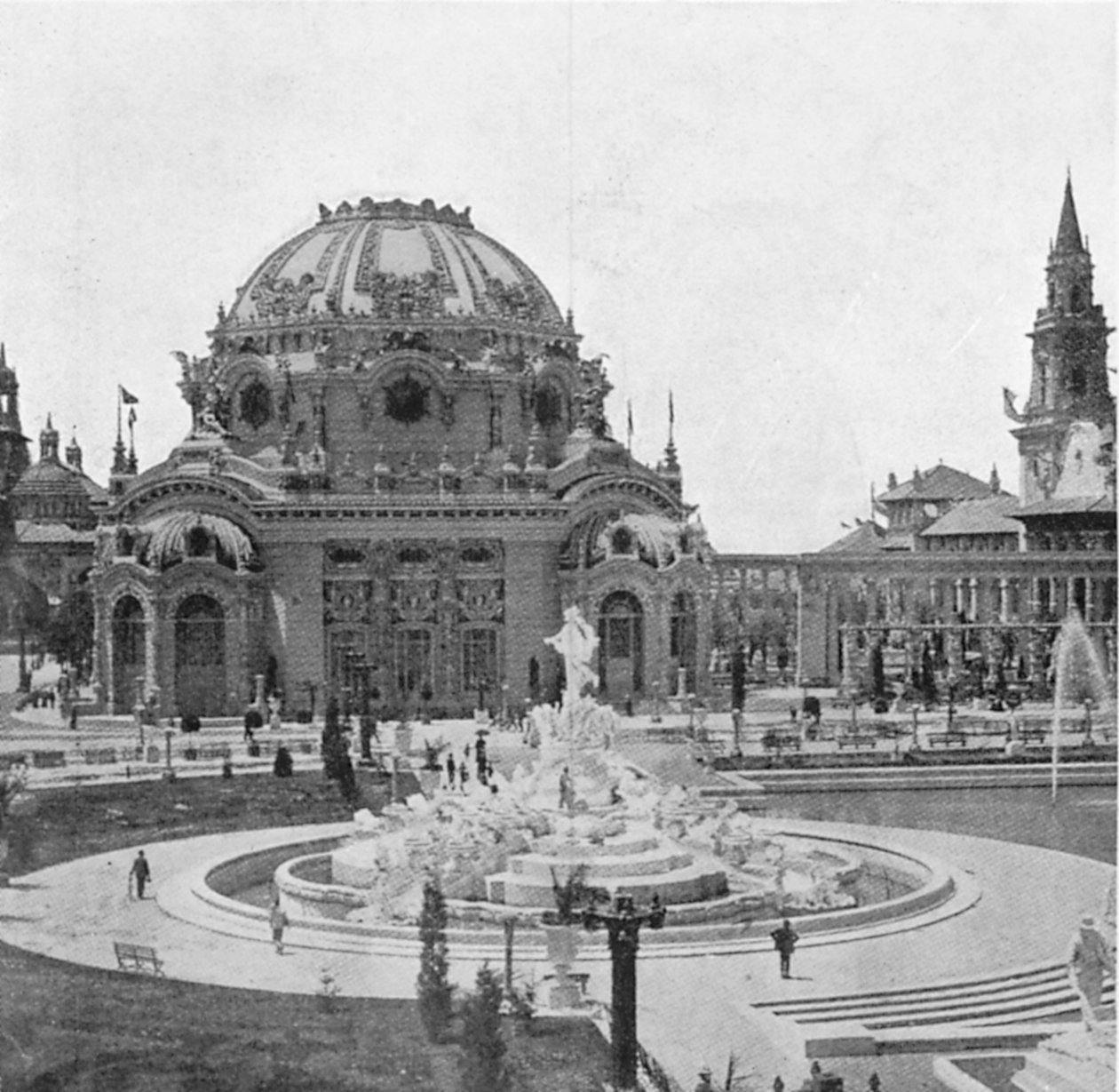 1901 में बफ़ेलो में पैन-अमेरिकन प्रदर्शनी में संगीत का मंदिर द्वारा अज्ञात