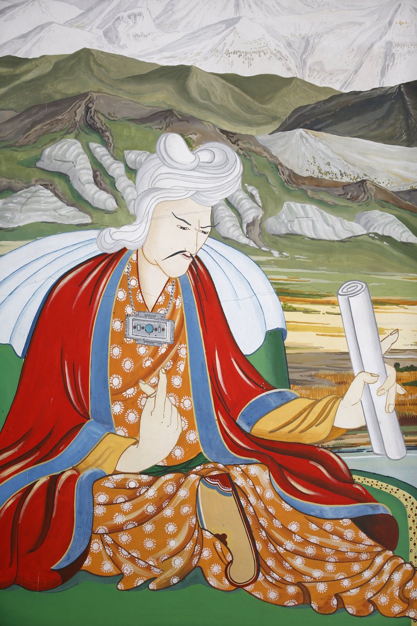 हजार बुद्धों का मंदिर दशांग काग्यू लिंग मण्डली कीमती मंत्री का चित्रण, ला बौलाय, फ्रांस द्वारा अज्ञात