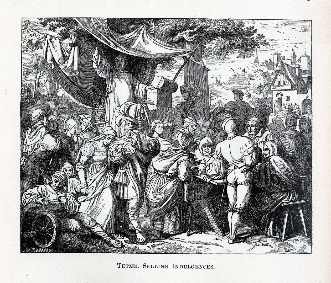 टेटज़ेल बेचना Indulgences, 1882 द्वारा अज्ञात