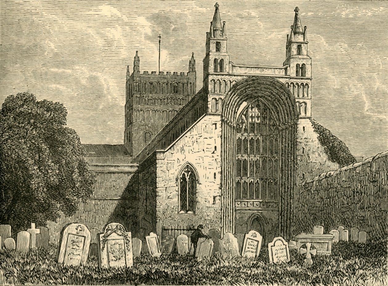Tewkesbury Abbey, 1898। द्वारा अज्ञात