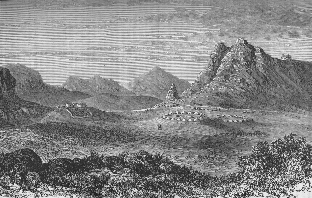 Thaba Bosigo, बासटोस का गढ़, c1880 द्वारा अज्ञात