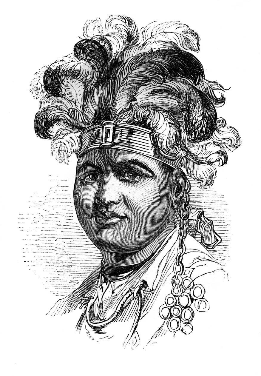 थायन्देनिगा, एक मोहॉक प्रमुख, 1848 द्वारा अज्ञात