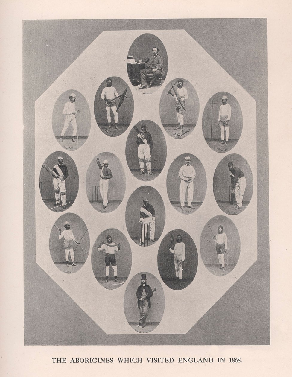 1868, 1912 में जो आदिवासी इंग्लैंड गए थे। द्वारा अज्ञात